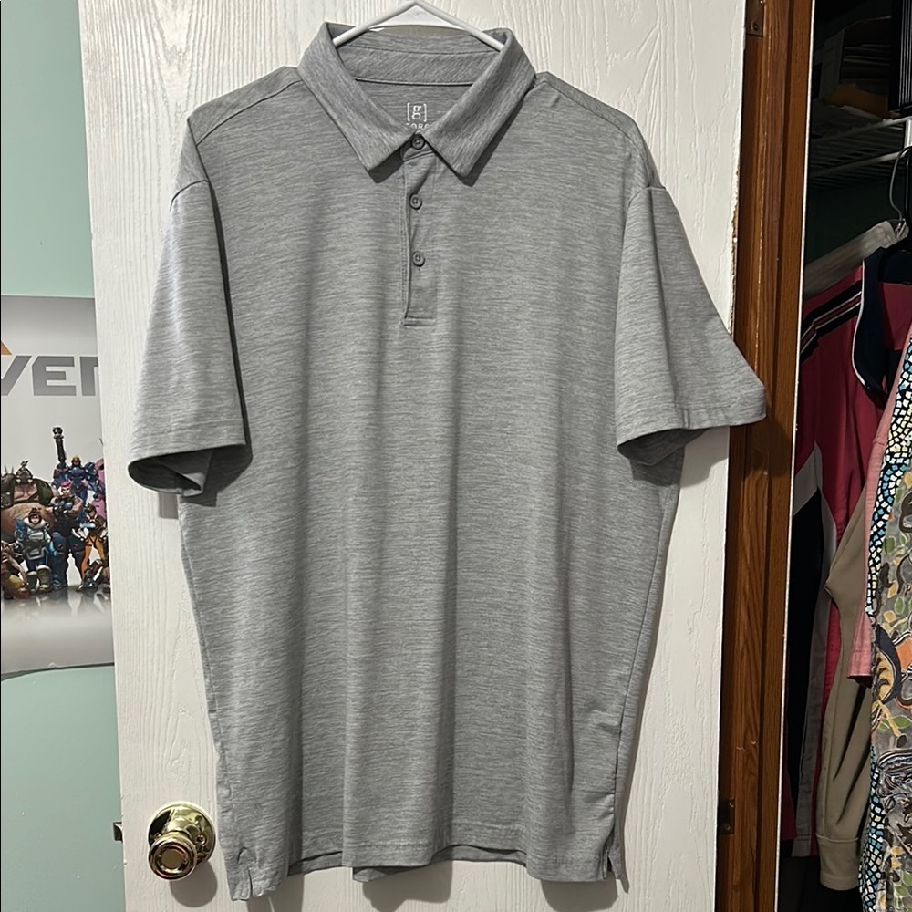 George XL Gray Polo Shirt